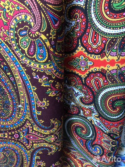 Павловопосадский платок шерсть