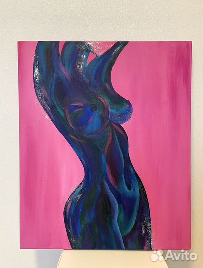 Картина акрилом на холсте