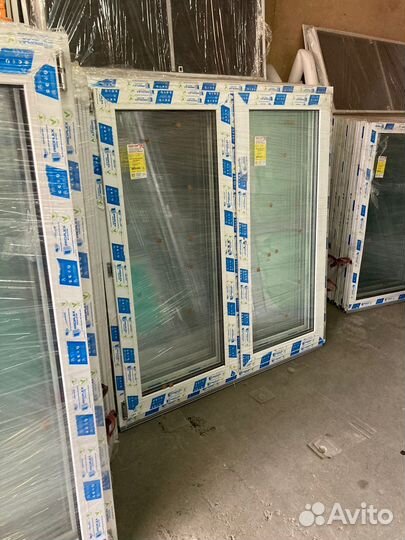 Готовые окна 1300х1400 (в) мм