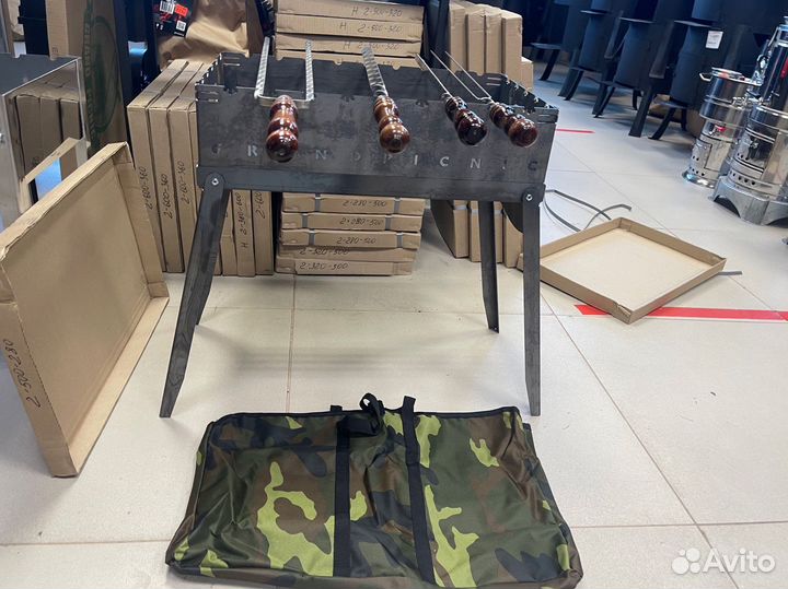 Мангал походный складной с сумкой