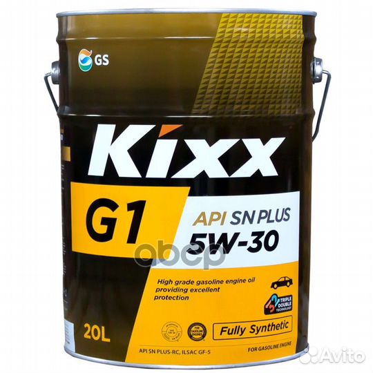 Масло моторное kixx G1 5W-30 SN/GF-5 20L Kixx