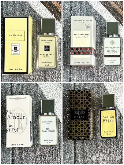 Парфюмерия, стойкие миниатюры duty free ОАЭ