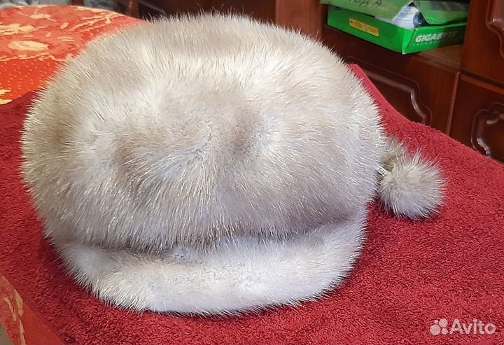 Шапка норковая женская
