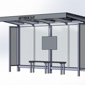 Остановка автобусная остановочный павильон