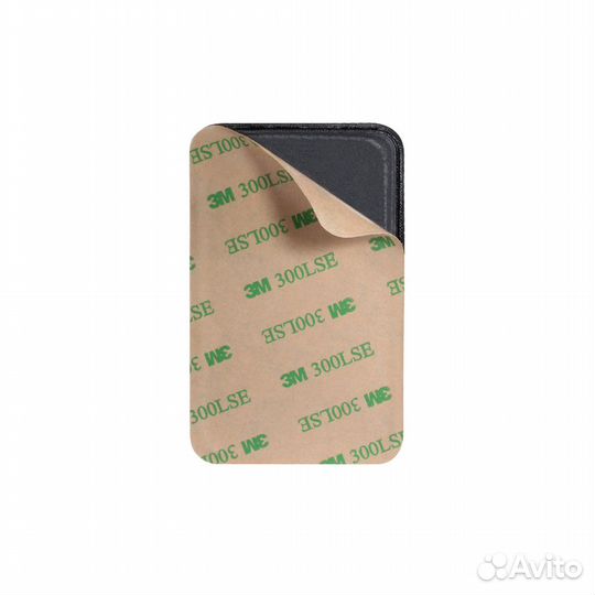 Чехол-накладка для карт на смартфон лайкра (black)