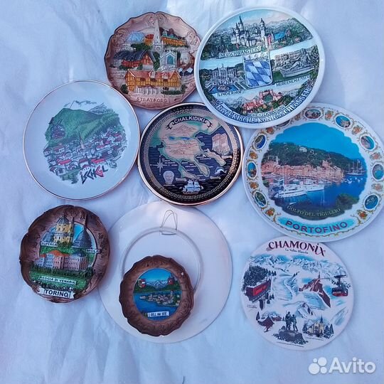 Тарелка настенная керамика,коллекция20шт