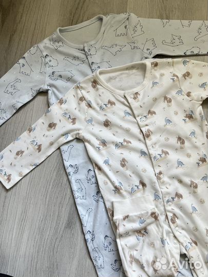 Новые слипы с открытой ножкой Mothercare 80