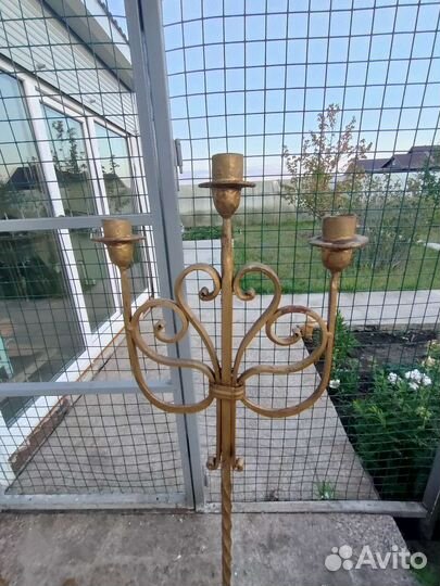 Подсвечник кованный
