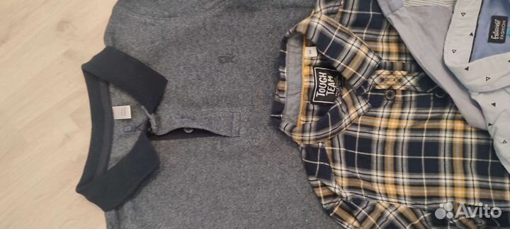 Рубашки школьные 128