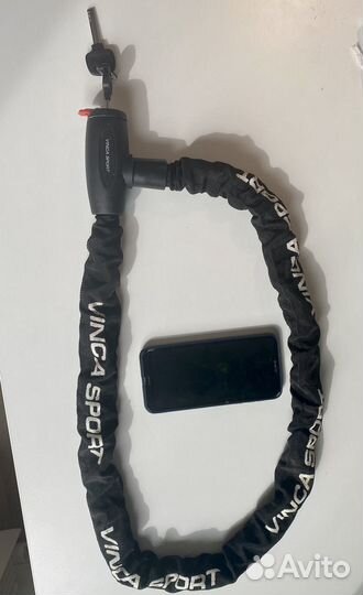 Замок с цепью для велосипеда и мотоцикла