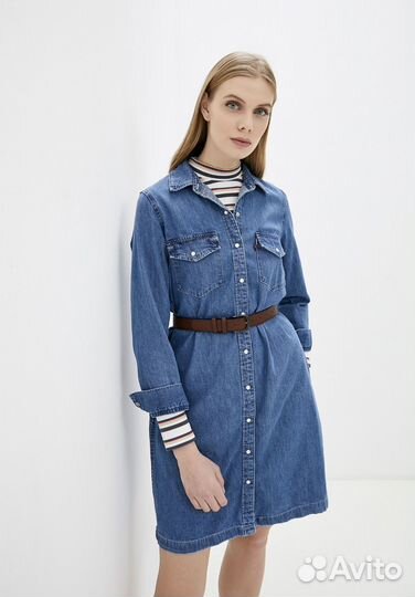 Джинсовое платье levis