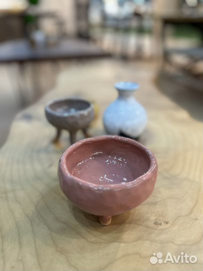 Пепельница из глины