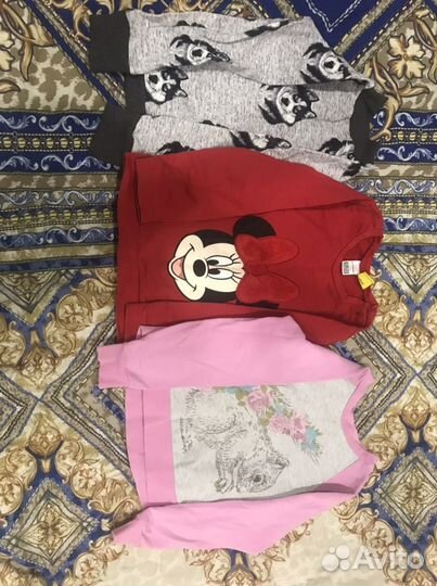 Вещи пакетом на девочку 92 98