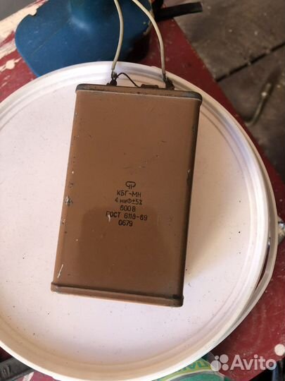 Конденсатор кбг-мн 4 мкф 600