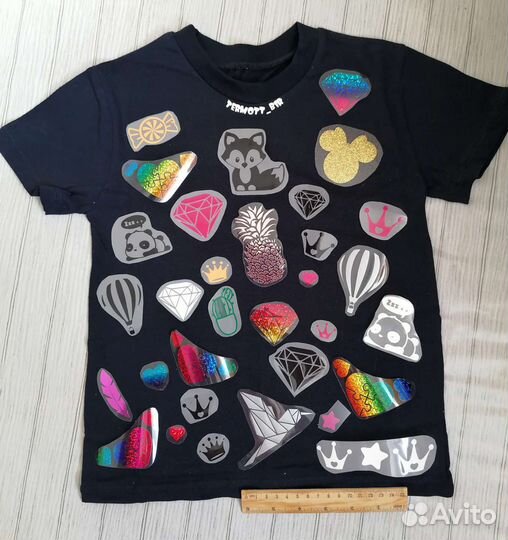 Термонаклейки/логотипы на одежду набор