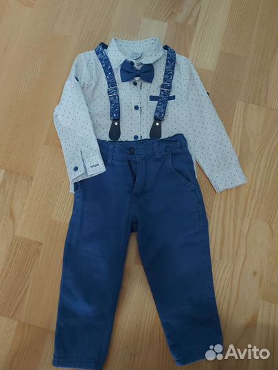 Рубашка, брюки, лонгслив на праздник для мальчика