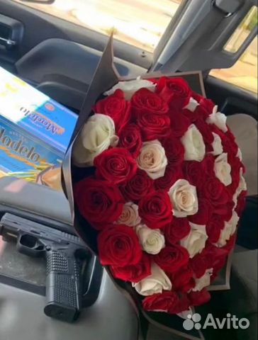 101 роза, доставка цветов