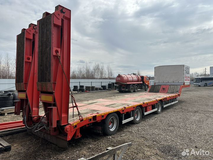 Полуприцеп трал раздвижной низкорамный Berger 9853