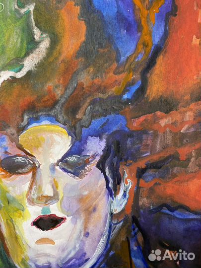 Картина акварельная