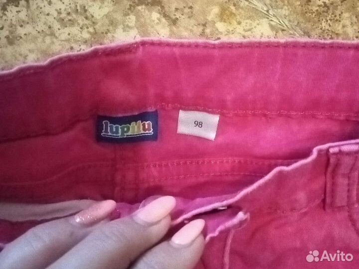Джинсы для девочки 98
