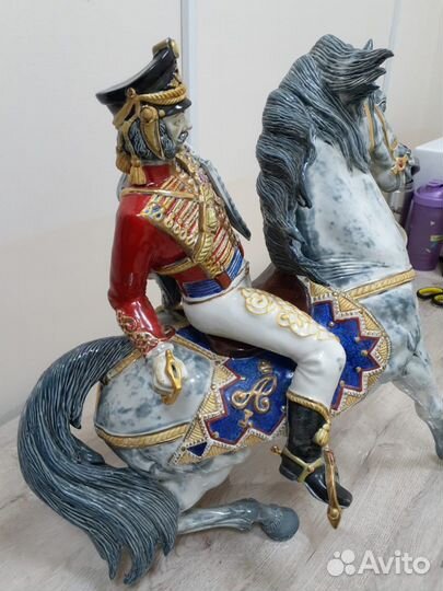 Статуэтка из фар Император Алексансандр 1 на коне