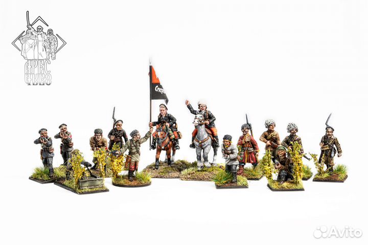 Солдатики «Белое дело» набор «Пехота Махно»