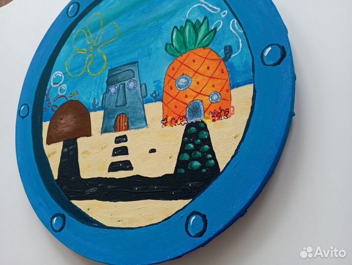 Картина Бикини боттом, Спанч боб