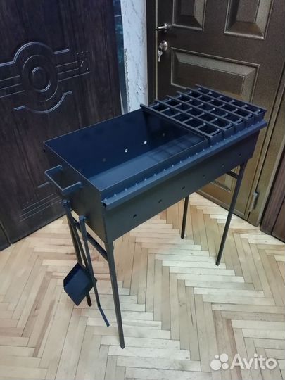 Мангал (сталь 2мм) большой со съёмными ножками