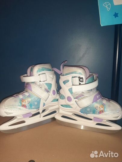 Коньки для девочки раздвижные 26-31 размер