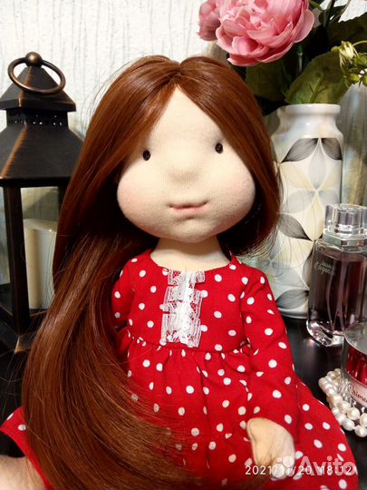 Текстильная интерьерная кукла