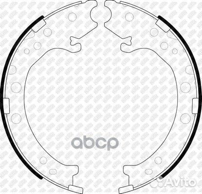 Колодки тормозные барабанные FN8003 NiBK