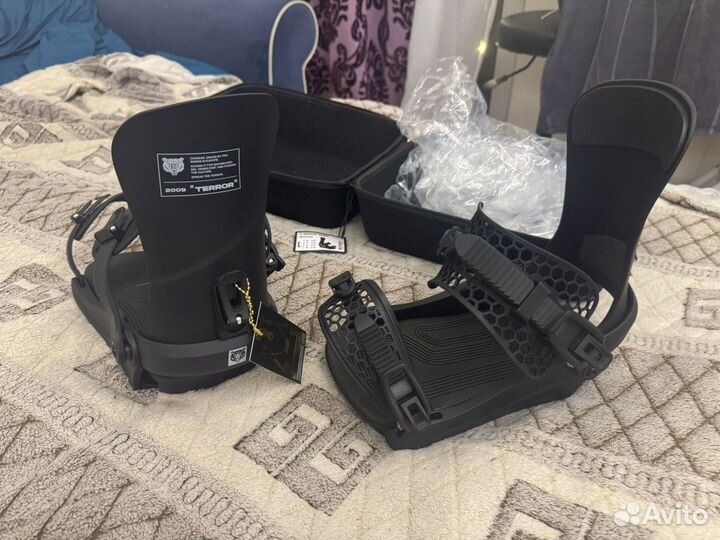 Сноубордические крепления terror crew Black