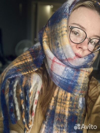 Шарф клетчатый