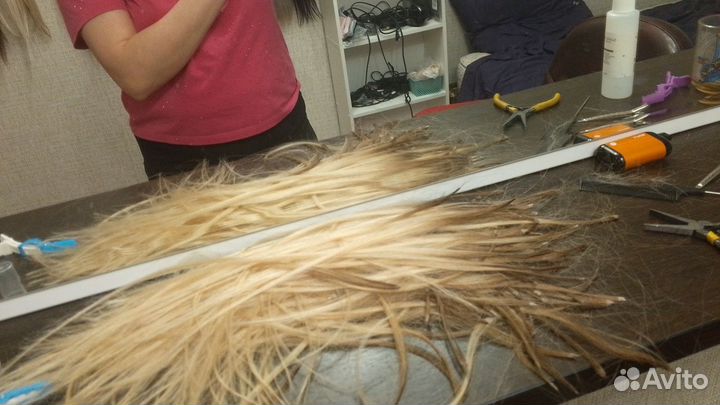 Волосы для наращивания бу