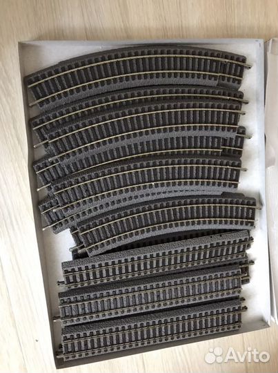 Железная дорога рельсы Piko на подложке A-Gleis