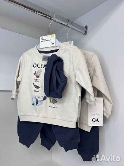 Комплекты одежды для малышей листай. C&A, H&M