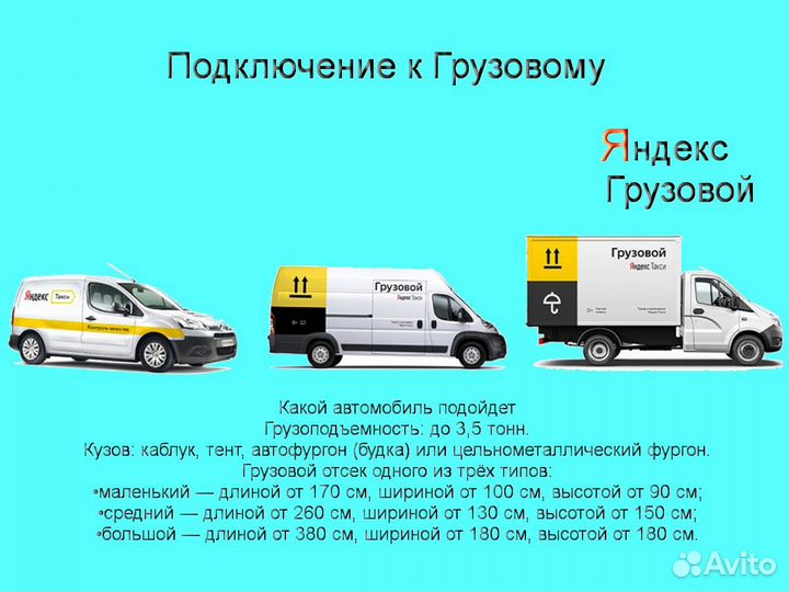 Водитель Яндекс.Грузовой не аренда график 2/2