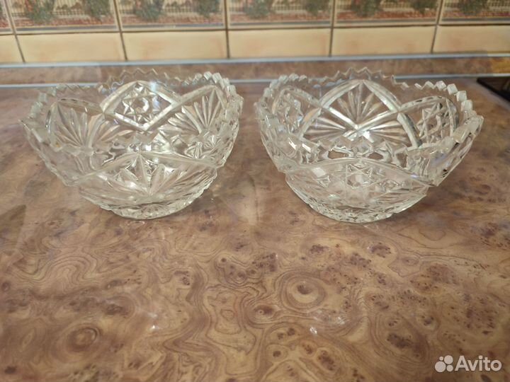 Ваза хрустальная