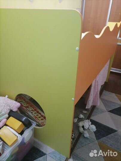 Кровать-чердак с матрасом 160х80