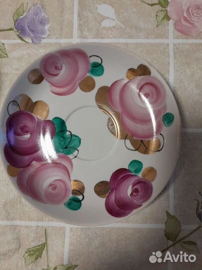 Чашка гигант с блюдцем Агашки