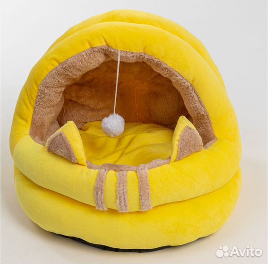 Домик для кошки / собаки с игрушкой, 35х35х32 см