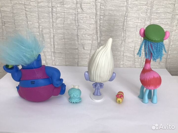 Фигурки из м/ф «Тролли»