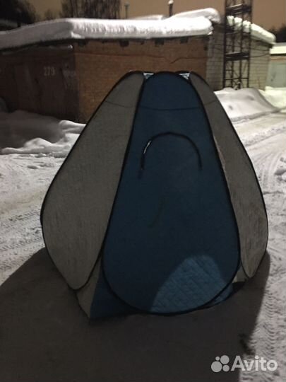 Палатка для зимней рыбалки трехслойная