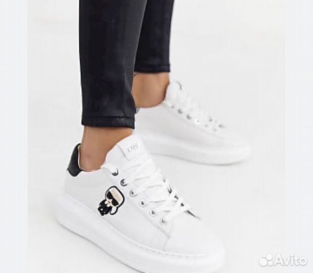 Karl Lagerfeld кожаные кеды