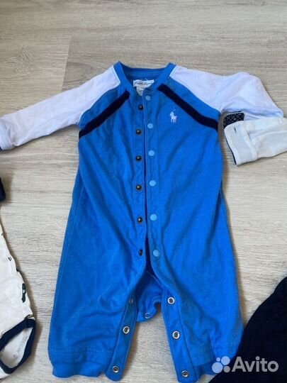 Пакет детских вещей бренд от 3 до 9 мес мальчик