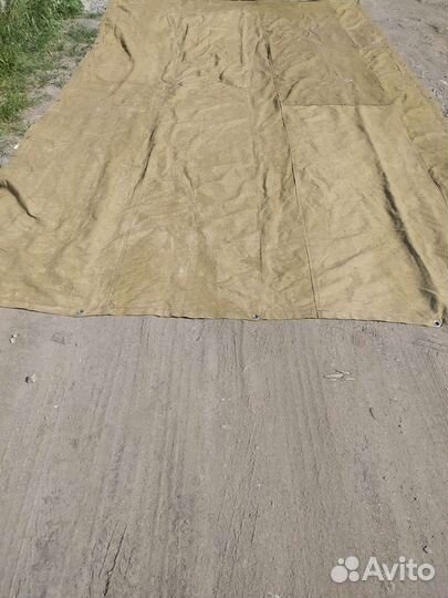 Полог тент для авто, штора брезентовая