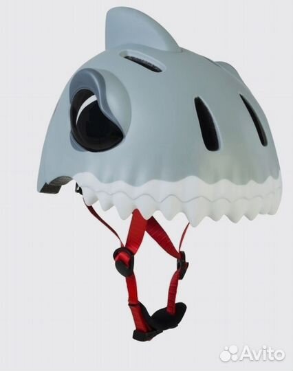 Шлем Crazy Safety - White Shark/белая акула