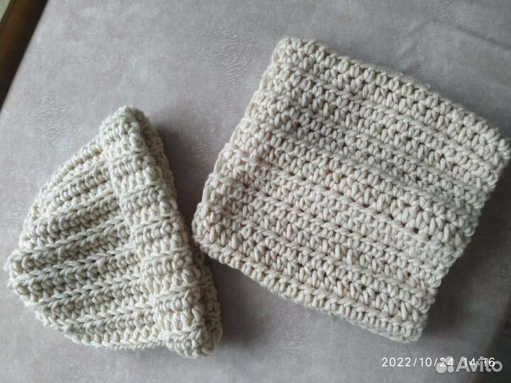 Шапка и снуд для