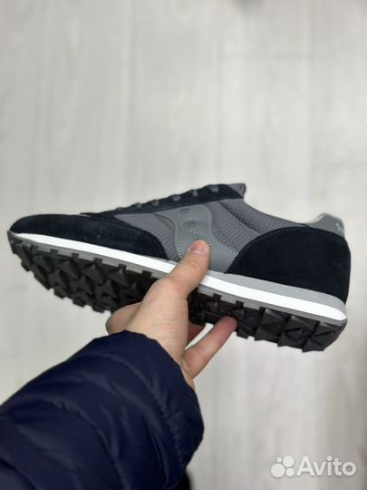 Кроссовки Saucony Jazz серые мужские большие