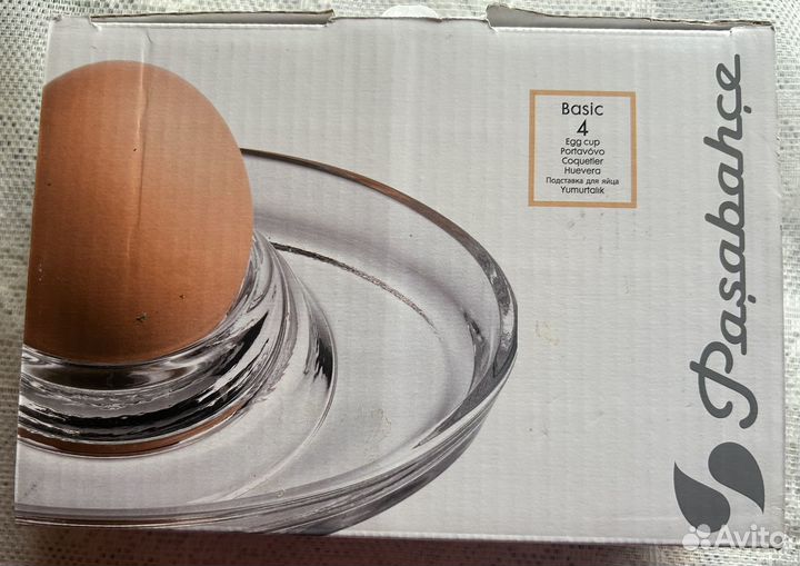 Набор для яиц Pasabahce Basic 4 штуки